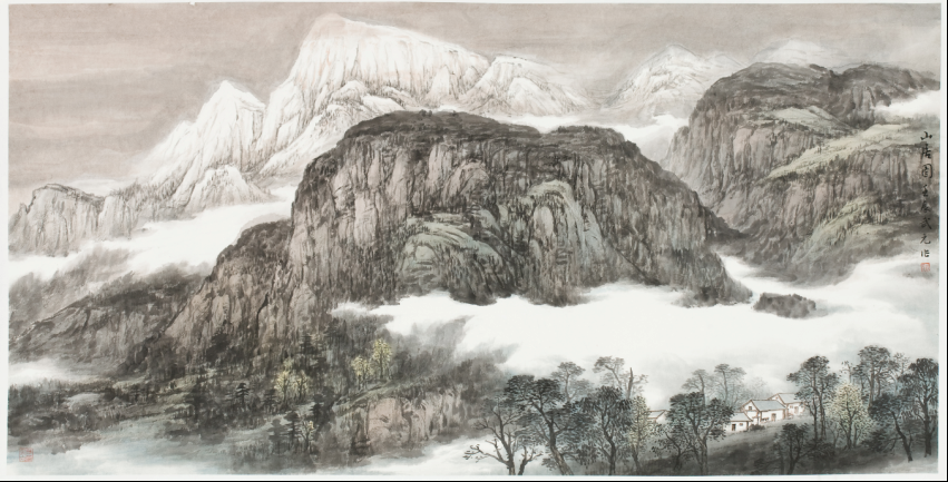 山居图周武元作品