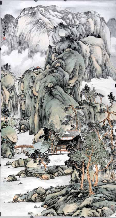 山水行吟61高健中国画展即将亮相安徽合肥