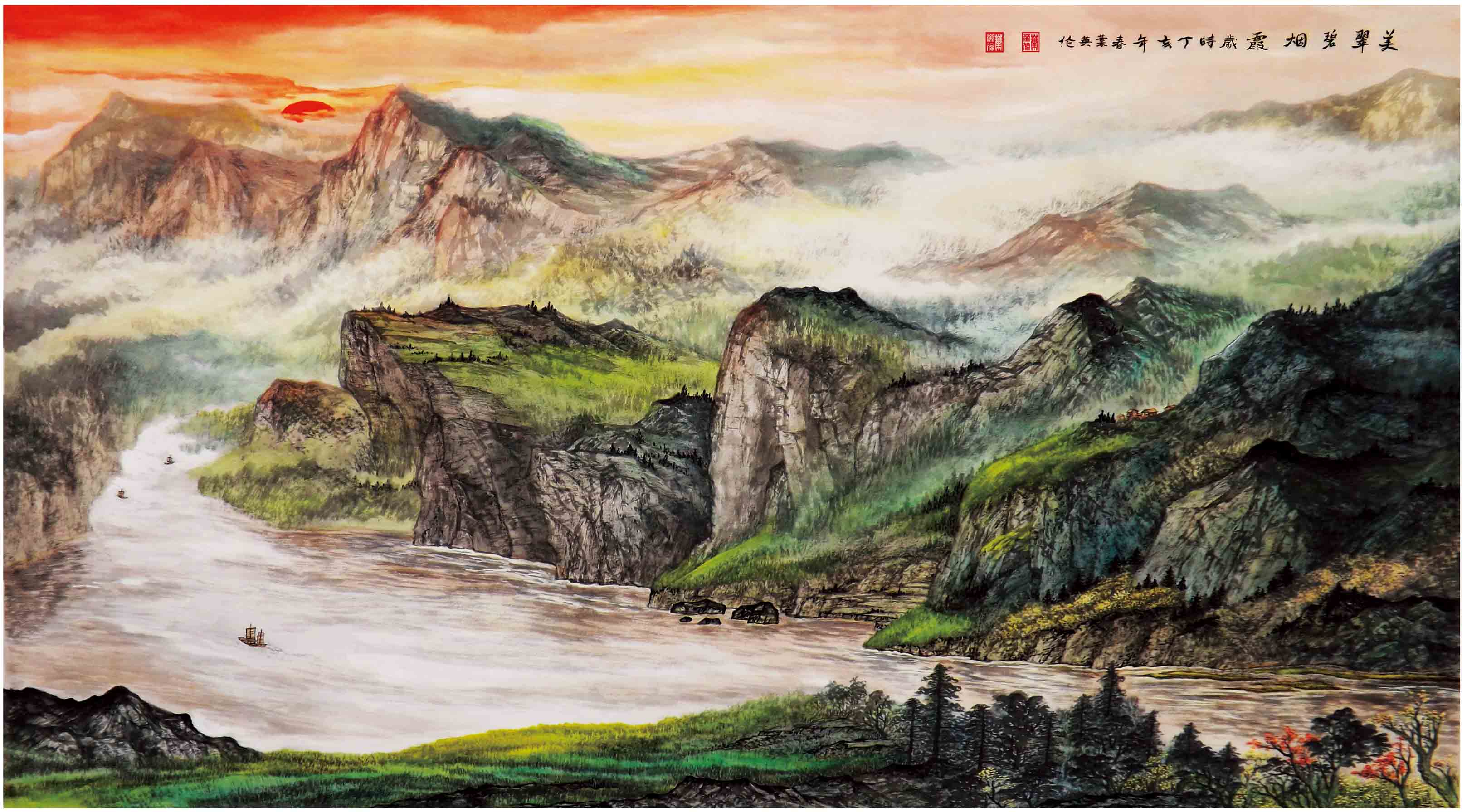 【作品特点】作者：叶英伦是以写实景色为主题。