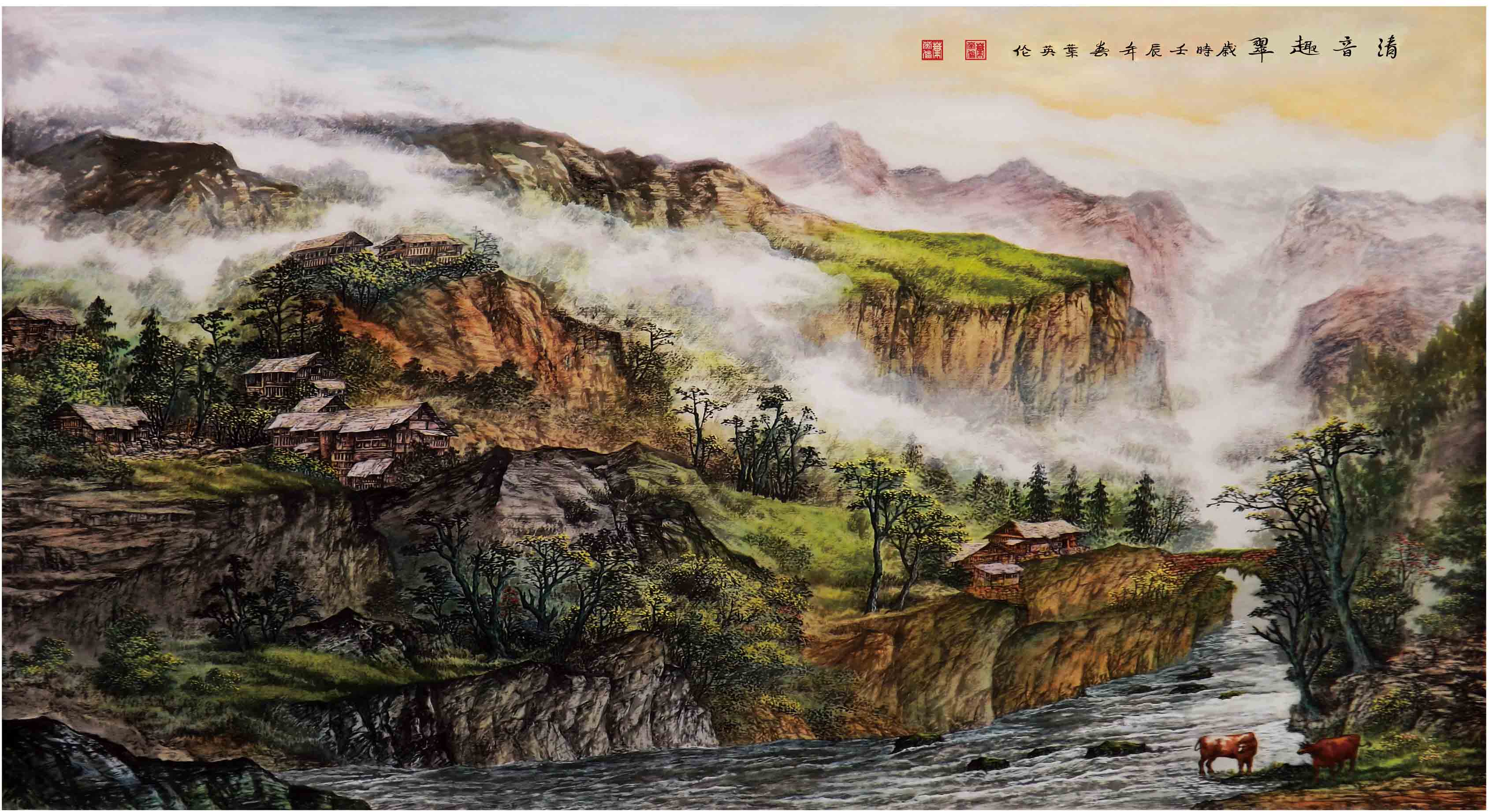 【作品特点】作者：叶英伦是以写实景色为主题。