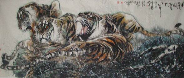 "西北虎王"王敬平作品